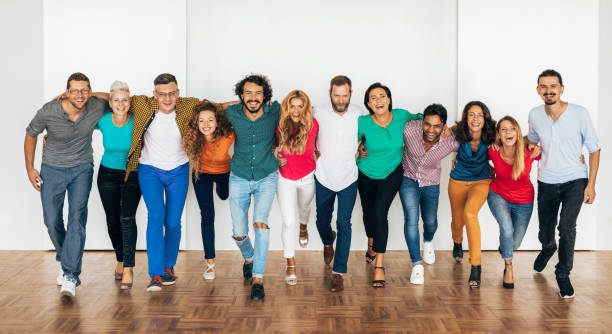 istock Portrait of modern business team 1393540859