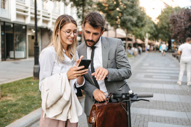istock Business people on the street 1393557599