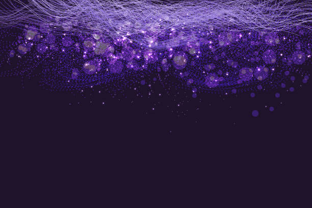ilustrações de stock, clip art, desenhos animados e ícones de abstract blurred bokeh light background - purple pattern abstract backdrop