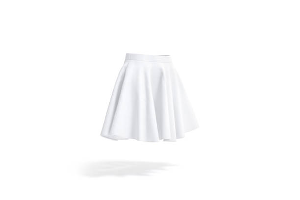 istock Blank white women mini skirt mock up, side view 1393568762
