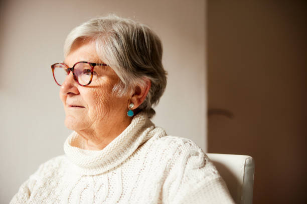 istock Senior woman at home 1393576562