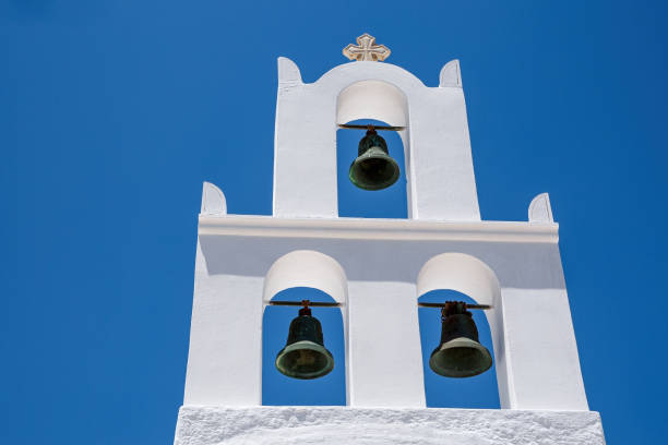 Classical bell tower of greek church