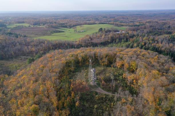 istock Northern Wisconsin (Midwest) Fall Colors Aerial View 1393578225