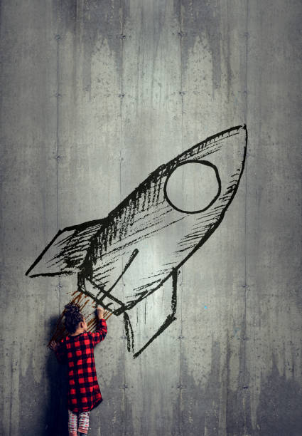 istock Little girl with big dreams 1393582525