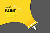 istock House Remodel Emblem, house paint repair 1393585574