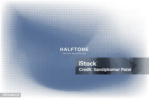istock Halftone dots vector texture overlay 1393586132
