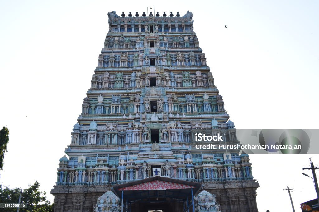 Temples of Tamil Nadu Unique architecture in each and every temples Tamil Culture Stock Photo