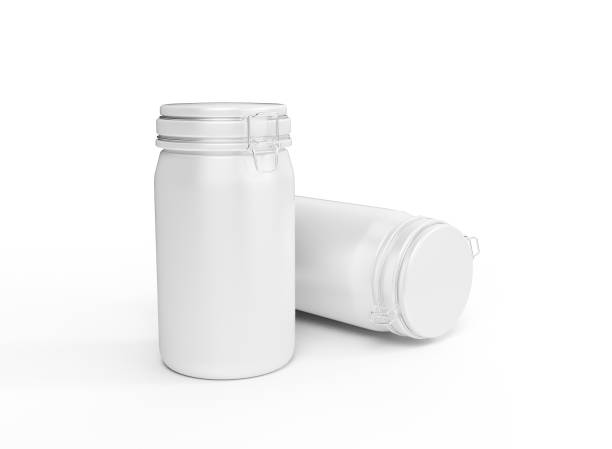 istock Jars with Clip Lid Mockup 1393589334