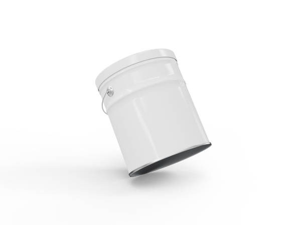 istock Floating Paint Bucket Mockup 1393589796