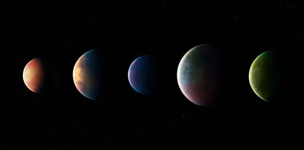 Photo of Extrasolar planets in deep space