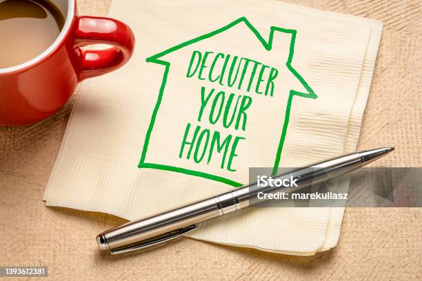 Declutter Your Home Stock Photo - Download Image Now - Decluttering, House, Residential Building