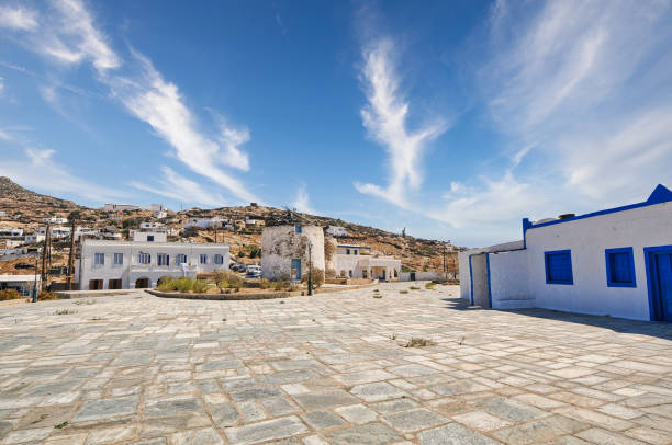 istock Chora in Ios island of Greece 1393618846