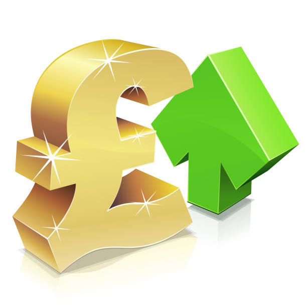Pund Sign Increasing 130+ Pound Symbol Graph Growth Inflation Stock Photos, Pictures ...