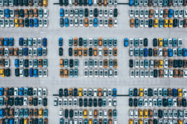 istock Rows of New Cars 1393629192