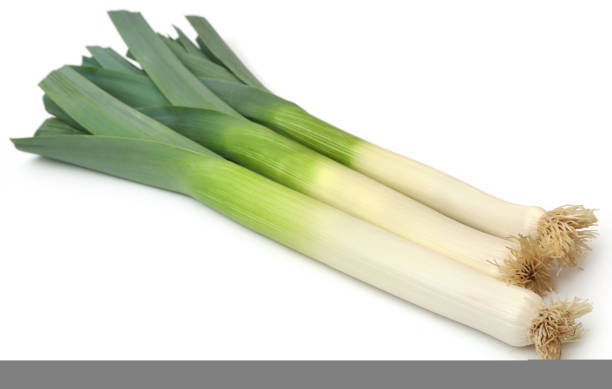 istock Fresh leek stems and leaves 1393631346