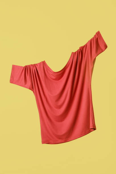 istock Studio shot of floating simple wide blouse 1393633801
