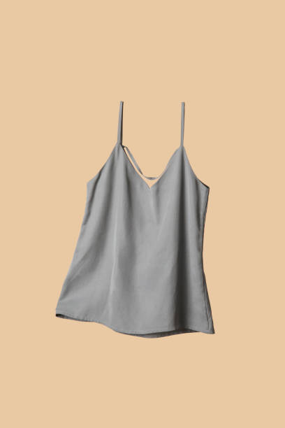istock Studio shot of floating silk camisole shirt 1393634867