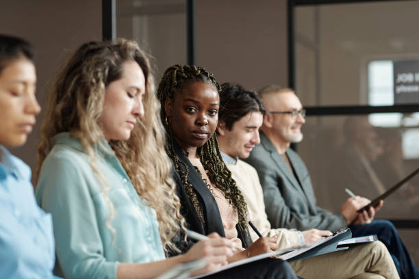 istock Young woman searching of work 1393635704