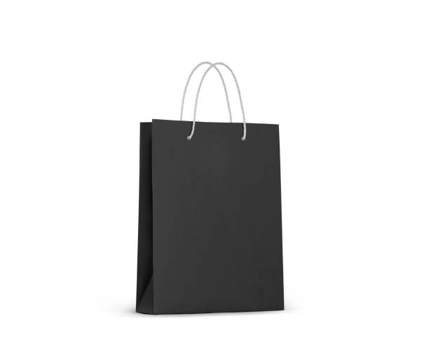 istock black paper bag isolated on a white background 1393636033