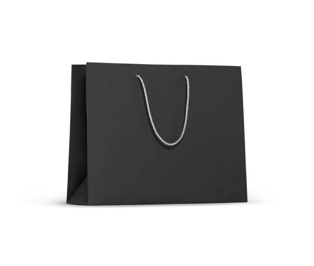 istock black paper bag isolated on a white background 1393636034