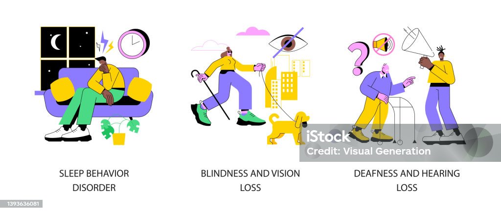 Health Problem Vector Graphics Health Problems Abstract Concept Vector Illustrations Stock ...