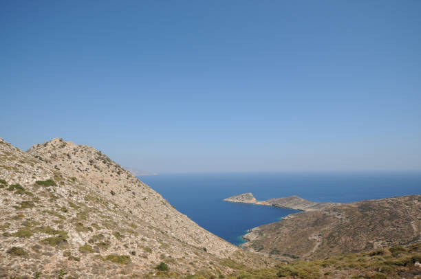istock Mountain and sea in Ios island 1393637168