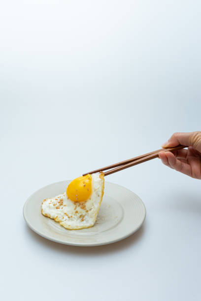 fried eggs in a bowl