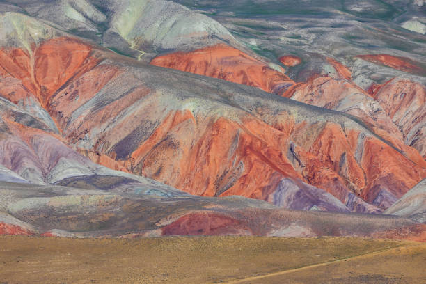 istock Multicolored beautiful mountains in Azerbaijan 1393639478