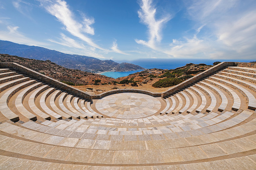 Odysseas Elytis theatre in Ios island