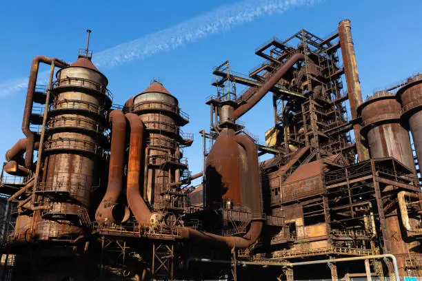 Closed metallurgical plant in Vitkovice (Ostrava). Czech Republic