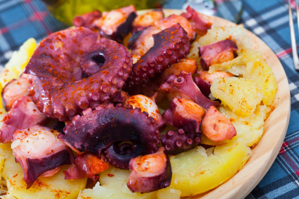 istock Octopus galician dish with paprika 1393664645