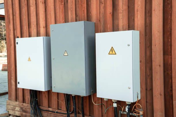 istock electrical panels and electrical cables connected to them on the wall 1393679235