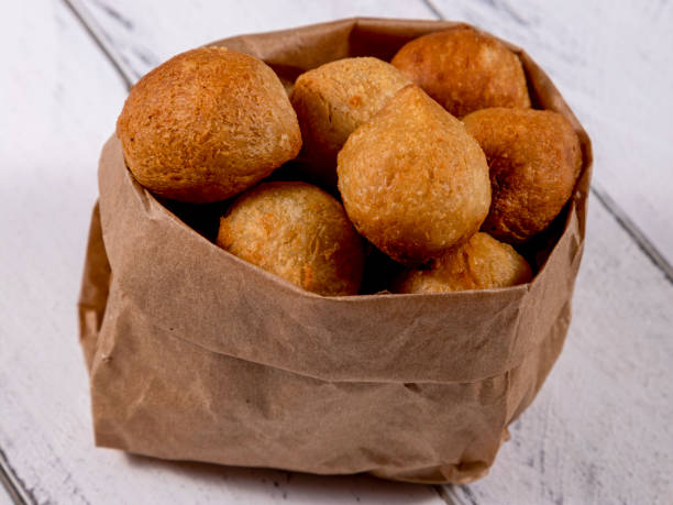 istock Brazilian snacks, stuffed fried balls 1393683338
