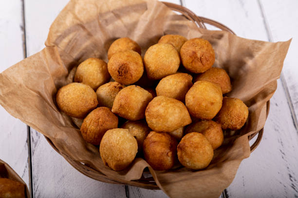 istock Brazilian snacks, stuffed fried balls 1393683495