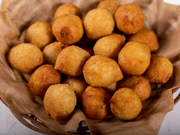 istock Brazilian snacks, stuffed fried balls 1393683530