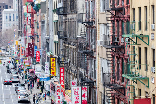 istock Chinatown Shops and Restaurants, New York City 1393686071