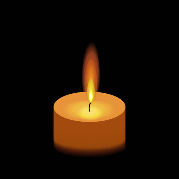 In Loving Memory Candle Illustrations, Royalty-Free Vector Graphics