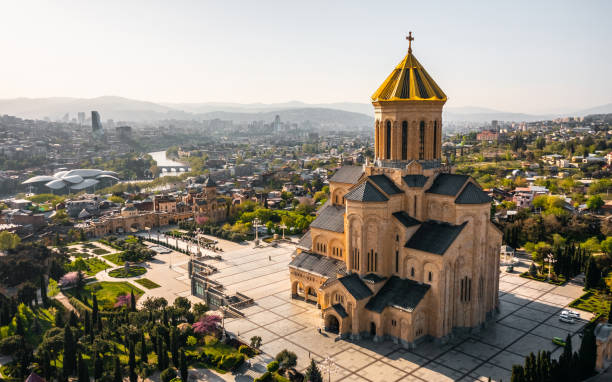 istock Holy Trinity Cathedral of Tbilisi 1393687054