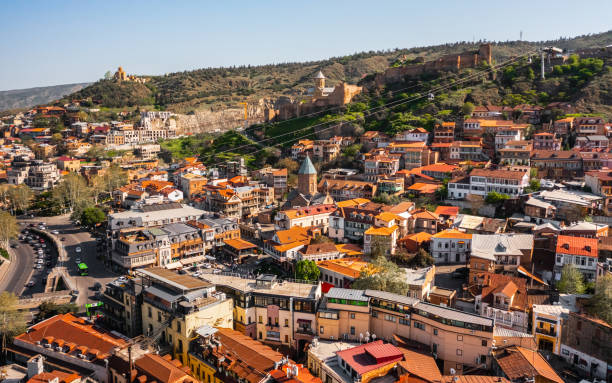 istock Old town district of Tbilisi 1393688138