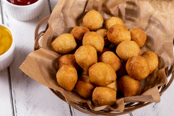 istock Brazilian snacks, stuffed fried balls 1393688362
