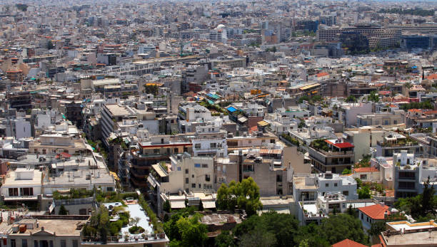 istock Athens City from Acropolis 1393688425
