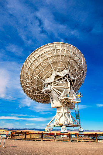 Radio Telescope at Very Large Array in New Mexico