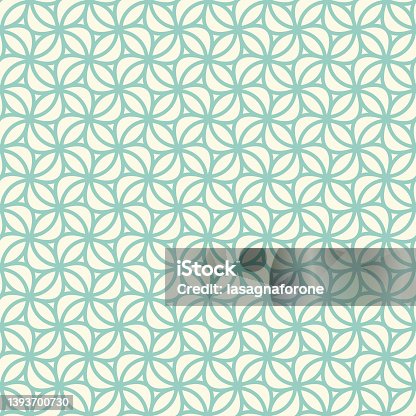 istock Seamless Geometric Vector Pattern 1393700730