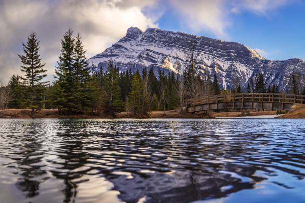 istock Banff Park Lake Mountain Reflections 1393707792