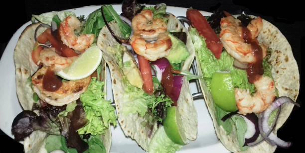 istock Salad and tacos 1393709318