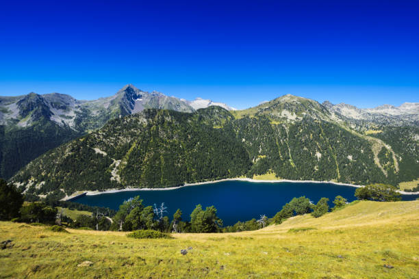Lake Oule during a sunny day, Saint Lary Soulan