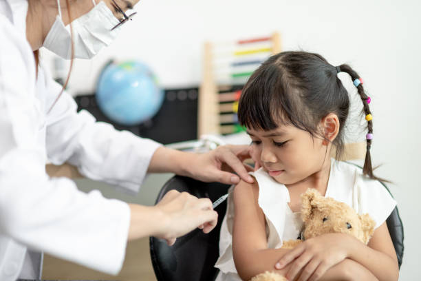 istock vaccination of children. An injection. Selective focus. 1393736554