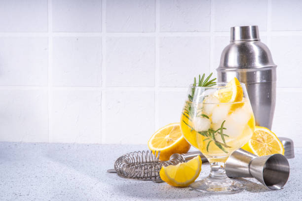 istock Infused rosemary lemon drink 1393752571