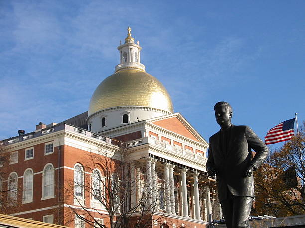 massachuesetts de capital - john f kennedy imagens e fotografias de stock