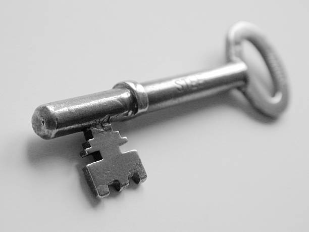 metal key stock photo